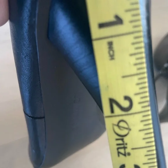 Calvin Klein Black Leather Ankle Boots - Picture 8 of 8